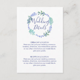 Lila Vår Blommigt Information om utandningsluft Br Tilläggskort