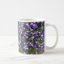 Lila Vår blommor Mugg