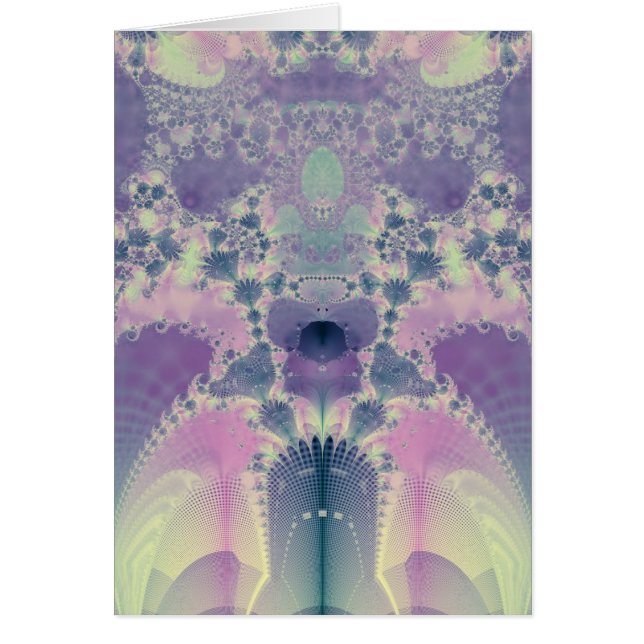 Lila Vår Hälsningskort (Framsidan)