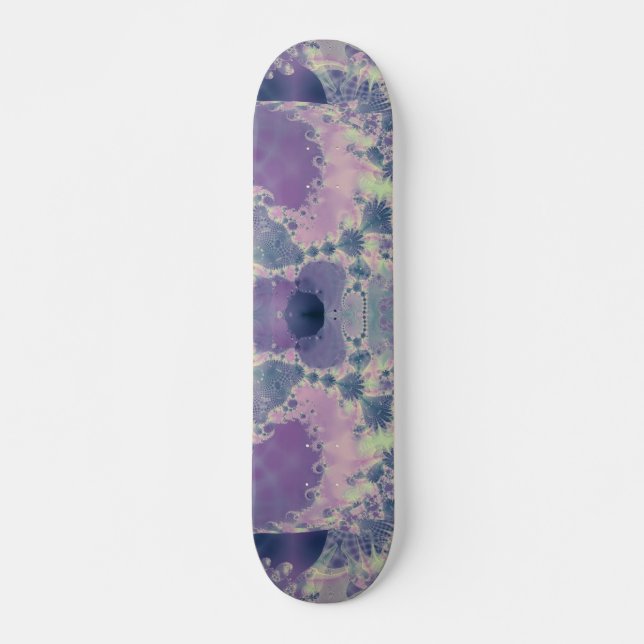 Lila vår old school skateboard bräda 21,6 cm (Framsida)