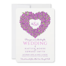 Lila vår tulpaner blomsterhjärtkonst bröllop