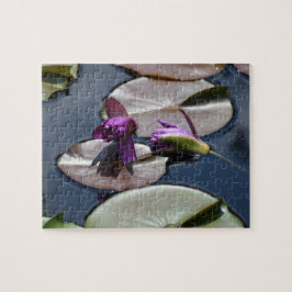 Lila Vatten Lilies Puzzle Pussel
