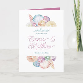 Lila Vattenfärgad havsfärgad Sjöjungfru, Snäcka fö Program