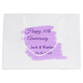 Lila vattenfärgen stänk i dagens tioårsdag