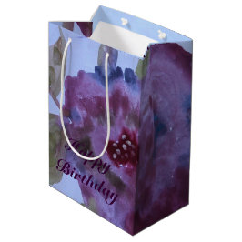 Lila Vattenfärgsflöde