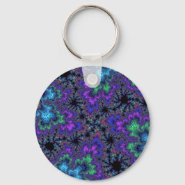 Lila Vattenfärgspeckle Nyckelring