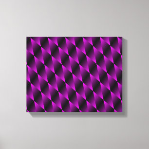 Lila Velvet Psychedelic Art Canvas