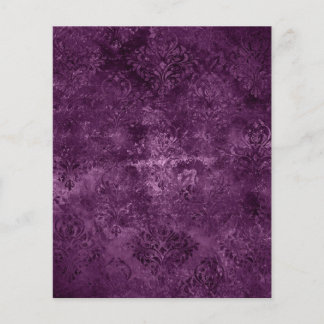 Lila Victorian Gotham Damask Scrapbook Papper