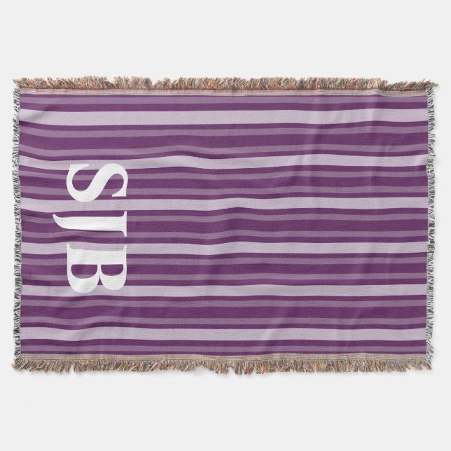 Lila Victorian Rand med Monogram Mysfilt (Framsidan)