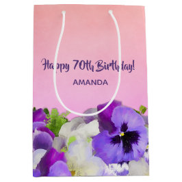 Lila vid rosa  vid födelsedagen  blommigt namn