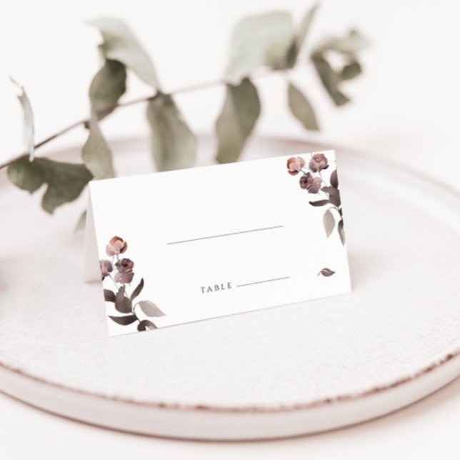 Lila Vikt Bröllop-platskort Vegetarmåltid Placeringskort (Skapare uppladdad)