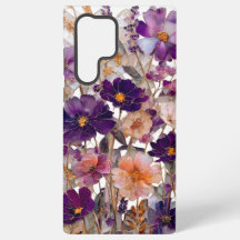 Lila vildblomma blommig
