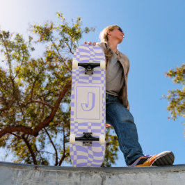 Lila Vinkarare Mini Skateboard Bräda 18,5 Cm