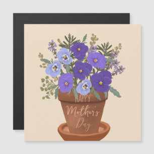 Lila viol i en kruka – Mors dag Blommor