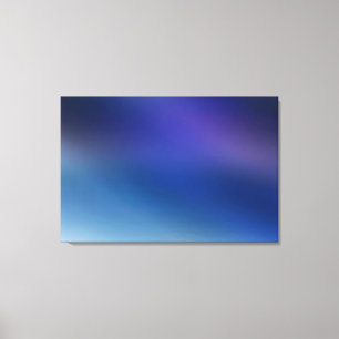Lila Violet Blue & Grått Contemporary Abstrakt Canvastryck