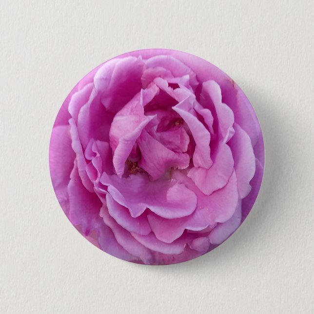 Lila Violet Flower Ro Knapp (Framsida)