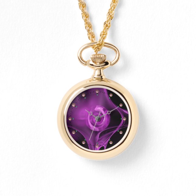 LILA VIOLET FRACTAL RO ARMBANDSUR (Framsida)