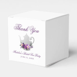 Lila Violet Tea Party Möhippa Presentaskar