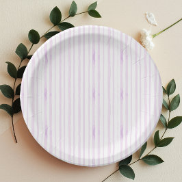 Lila | Violet Watercolor Stripe