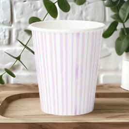 Lila | Violet Watercolor Stripe