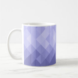Lila violett triangelns geometriska rutor kaffemugg