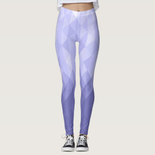 Lila violett triangelns geometriska rutor leggings
