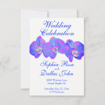 Lila violett vattenfärgsorkidmålning