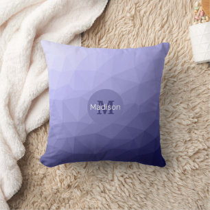 Lila violetta maffian mönster Monogram Kudde