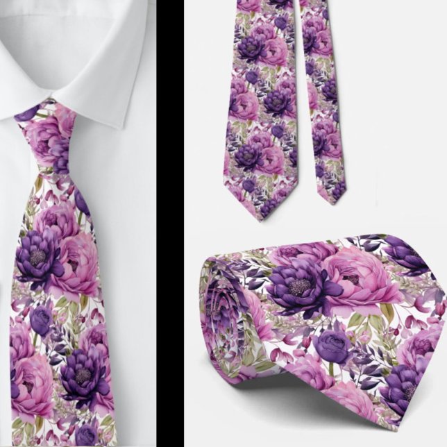 Lila Violetta Pionflor Slips (Skapare uppladdad)