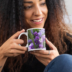 Lila Violits Kaffemugg