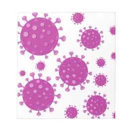 Lila Viral Particle Anteckningsblock