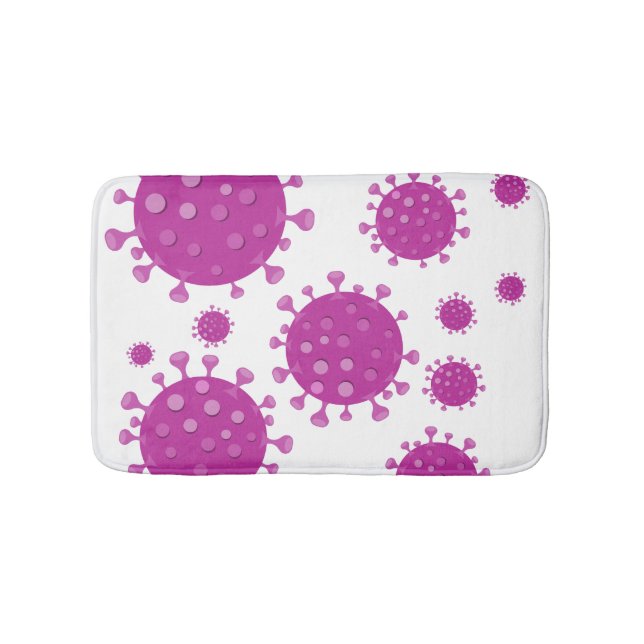 Lila Viral Particle Badrumsmatta (Framsidan)