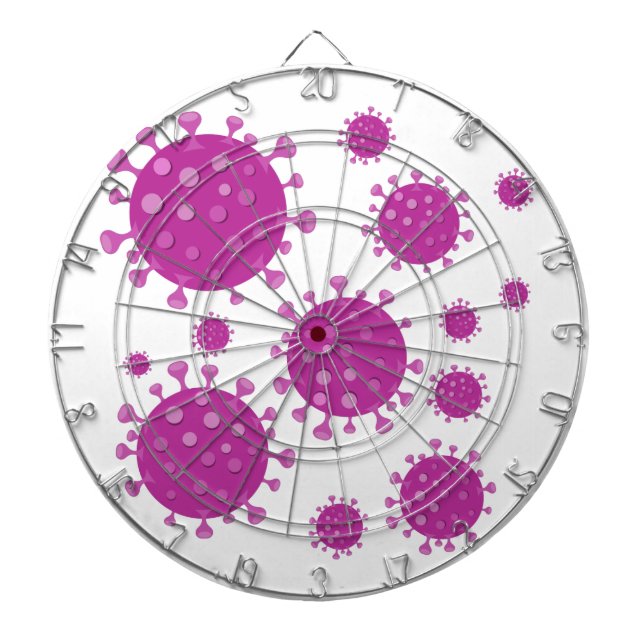 Lila Viral Particle Darttavla (Framsidan)