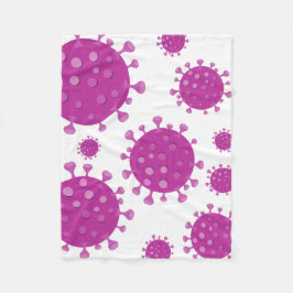 Lila Viral Particle Fleecefilt