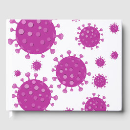 Lila Viral Particle Gästböcker