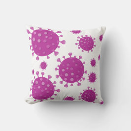 Lila Viral Particle Kudde