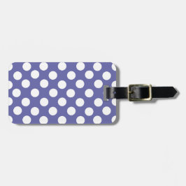 lila vit polka dots periwinkle bagagebricka