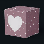 Lila vit polka-prick klassisk romantisk vävning presentaskar<br><div class="desc">E-post: requests@prettygreetings.co.uk för anpassad design-frågor och produktförfrågningar.</div>