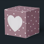 Lila vit polka-prick klassisk romantisk vävning presentaskar<br><div class="desc">E-post: requests@prettygreetings.co.uk för anpassad design-frågor och produktförfrågningar.</div>