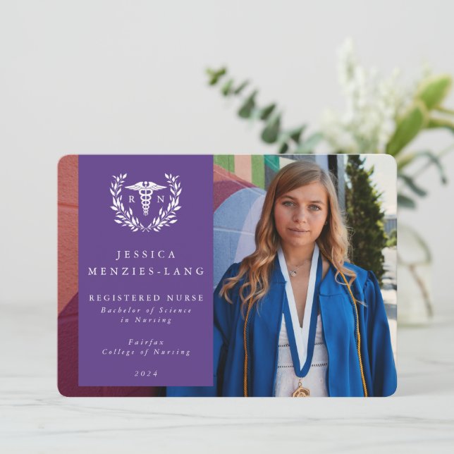 Lila+Vita Laurel- utandningsregistrerade sjukhufot Meddelande (Stående Fram)