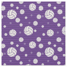 Lila Volleyball Chevron Patterned