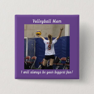 Lila Volleyball Mamma Photo Knapp
