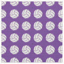 Lila Volleyball Wood Golv Patterned Tyg