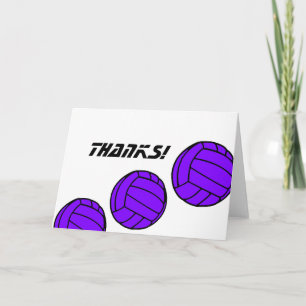 Lila Volleybollar - tack Kort