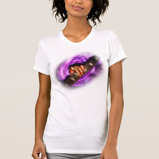 Lila Vortex Tee Shirt (Framsida)