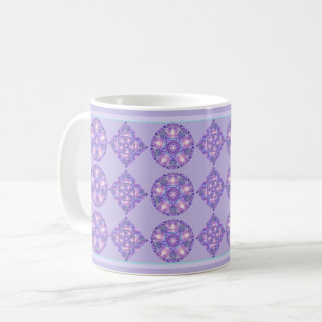 Lila W1 Kaffemugg (Framsida vänster)