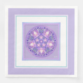 Lila W1 Pappersservett