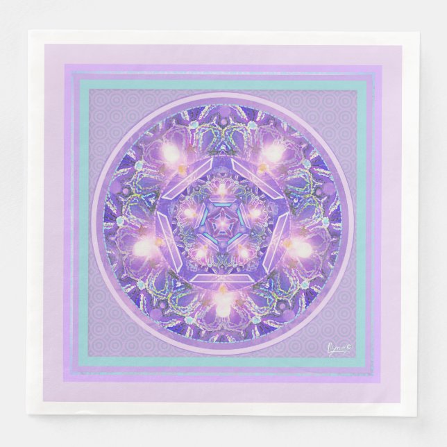 Lila W1 Pappersservett (Framsida)