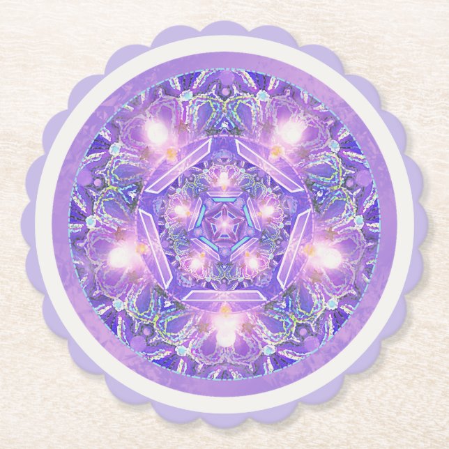 Lila W1 Underlägg Papper (Framsida)