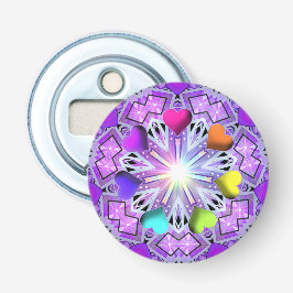 Lila W2 Flasköppnare